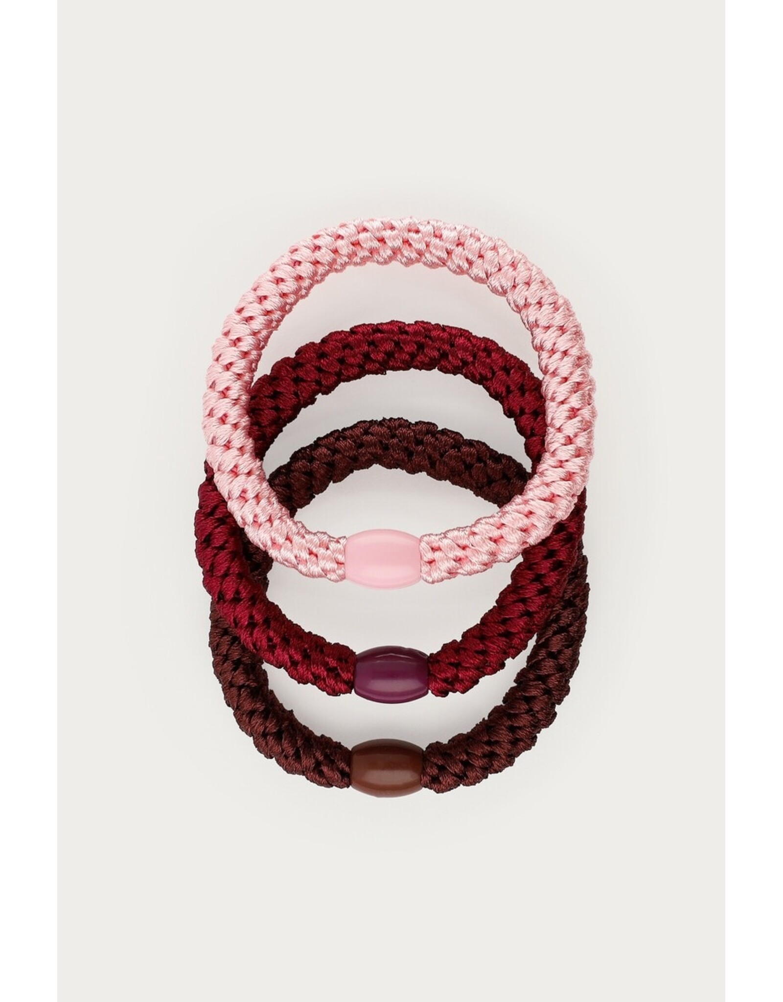 Set haarelastieken roze