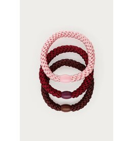 Set haarelastieken roze