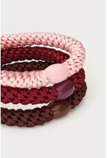 Set haarelastieken roze