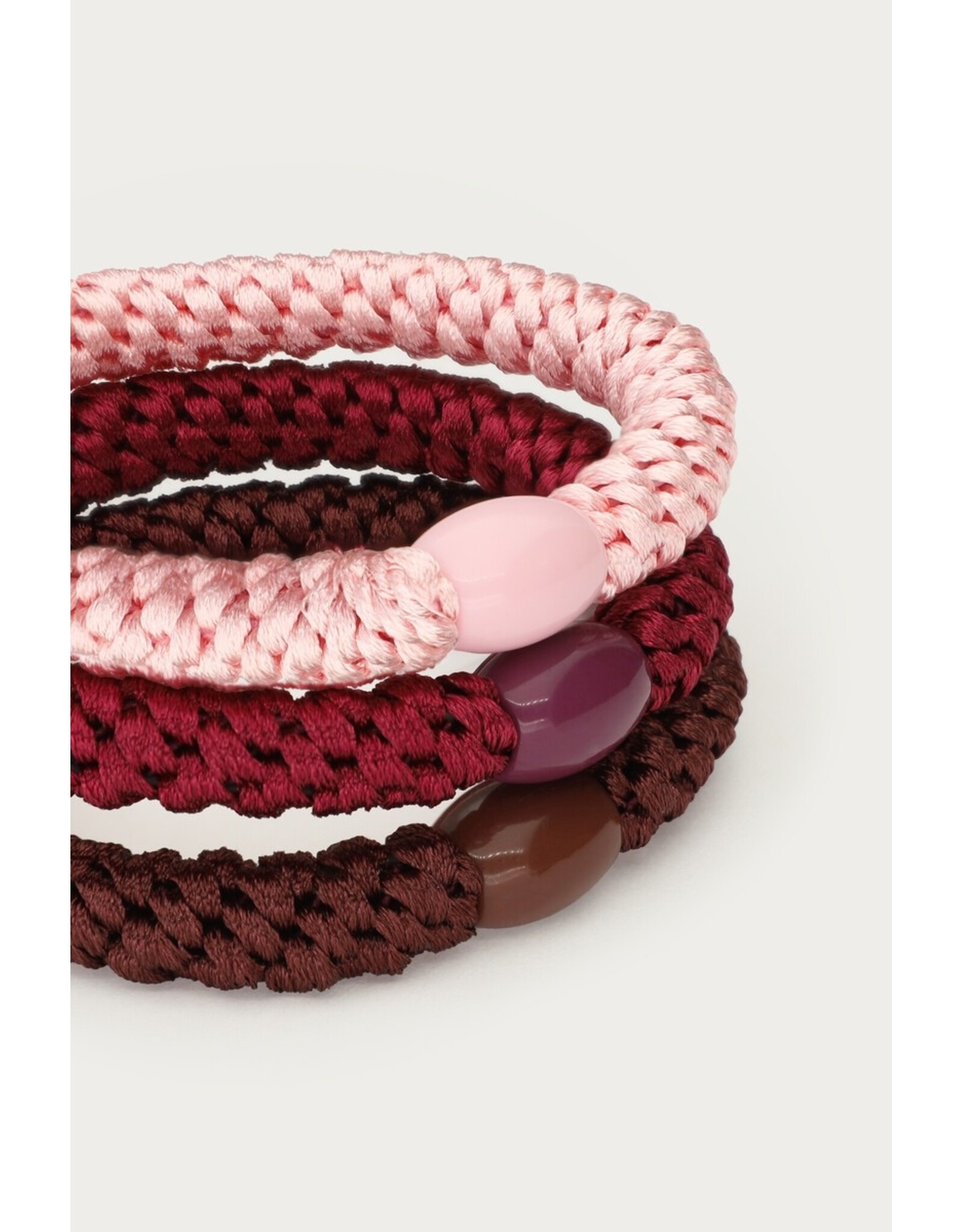 Set haarelastieken roze