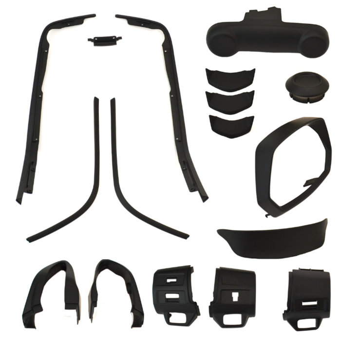 Sierlijst set compleet Power1 - Vespa Sprint glans zwart