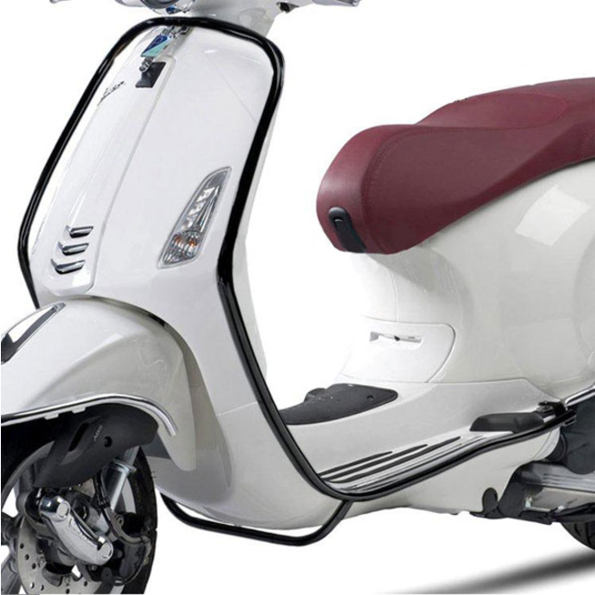 Voorvalbeugels mat zwart - Vespa Primavera, Sprint origineel