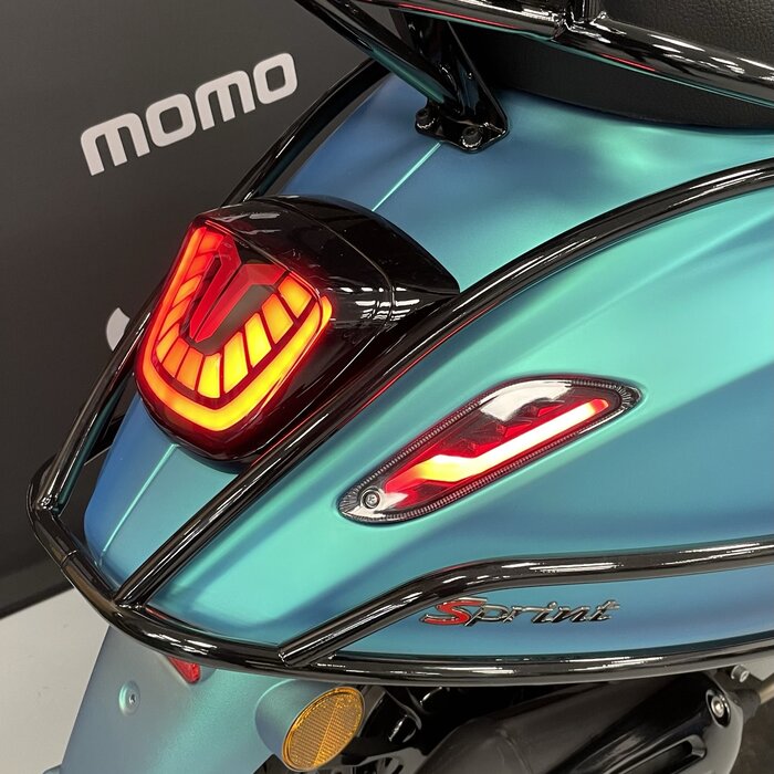 Vespa Vespa Sprint custom Opaco Green Cameleon