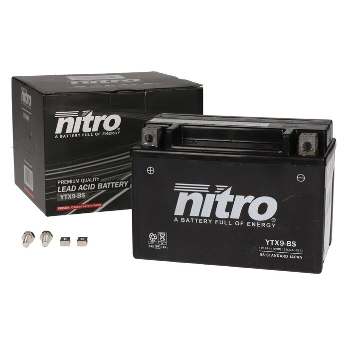 Accu Piagio Zip 4T E2 YTX9A-BS