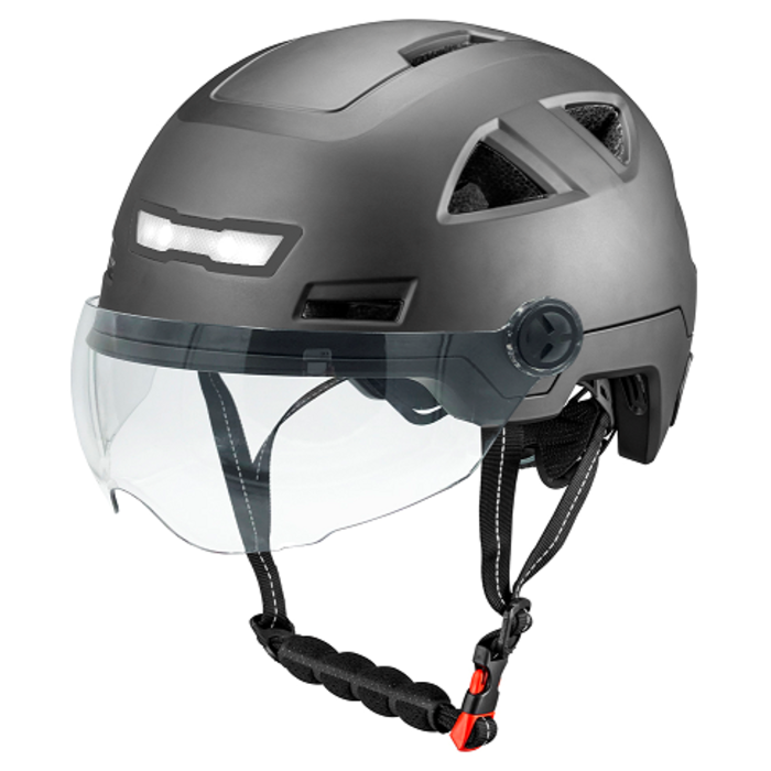 Vito  Snorscooter helm E-Light met vizier speed pedelec