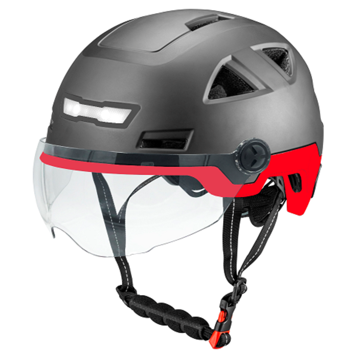 Vito  Snorscooter helm E-Light met vizier speed pedelec