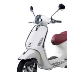 config- Valbeugel voorzijde chroom origineel