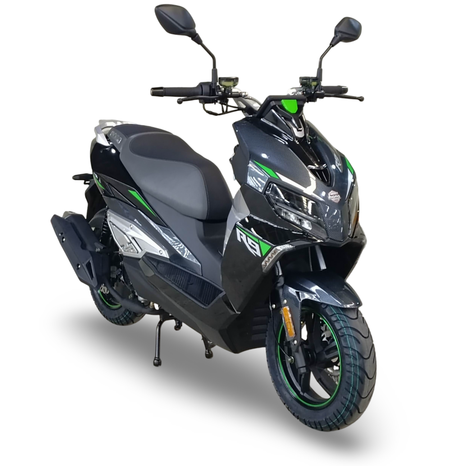 MOMO R9 Sport Black Carbon - DAB scooters & Motoren B.V.