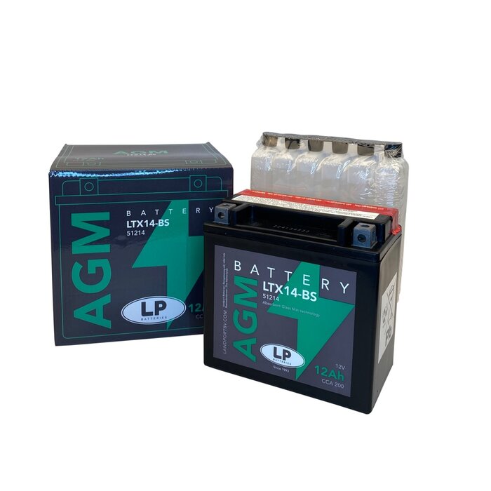 Accu Piagio Mp3 400 / 500 YTX14-BS