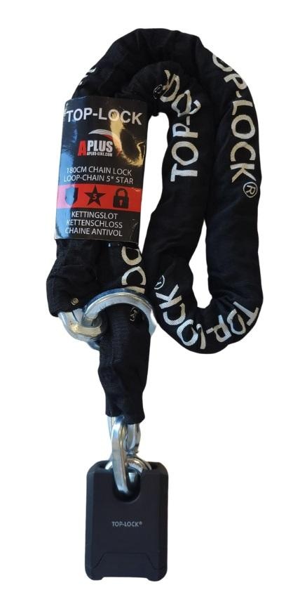 Kettingslot top lock art5 150cm + loop