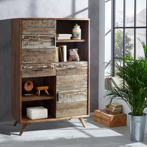 India - Reproduction Furniture Zen Acacia Cabinet