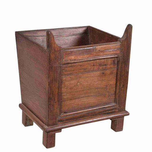 India - Old Furniture Teak Wooden Planter