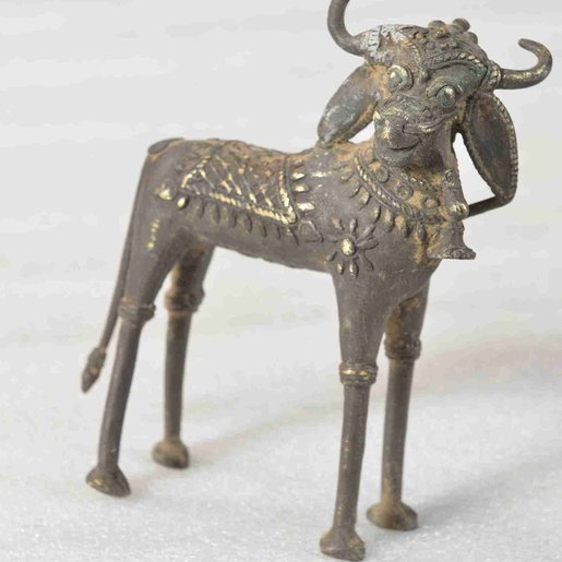 India - Handicrafts Antique Brass Goat