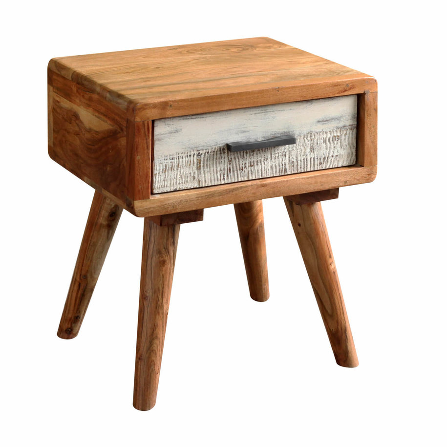 Zen Acacia Small Bedside Cabinet