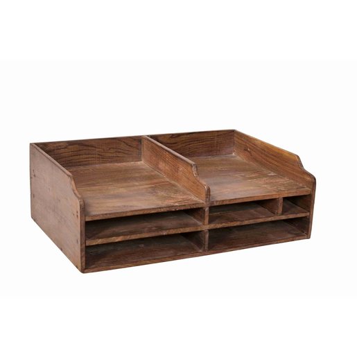 India - Old Furniture Old Colonial Filing Tray