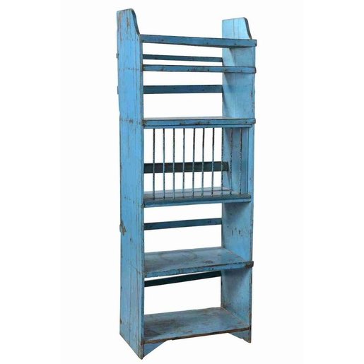 India - Old Furniture Painted Kitchen Rack
