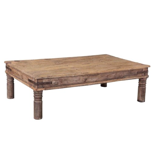 India - Old Furniture Original Teak Coffee Table