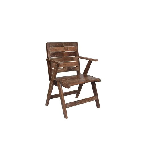 India - Old Furniture Retro Style Reclaimed Teak Chair