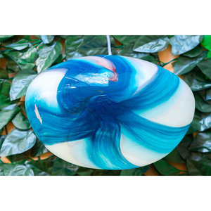 Blue Agate Lamp (Egg)