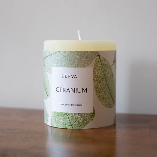 Level 2 Accessories Eden Pillar Candle - Geranium