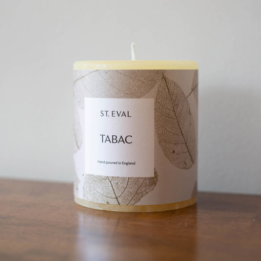 Level 2 Accessories Eden Pillar Candle - Tabac
