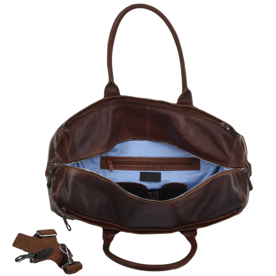 Ashwood Weekend Bag  Black/Tan