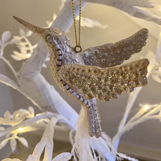 Level 2 Accessories Gold Hummingbird