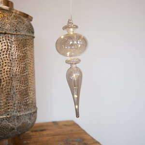 Smokey Glass LED Calabash