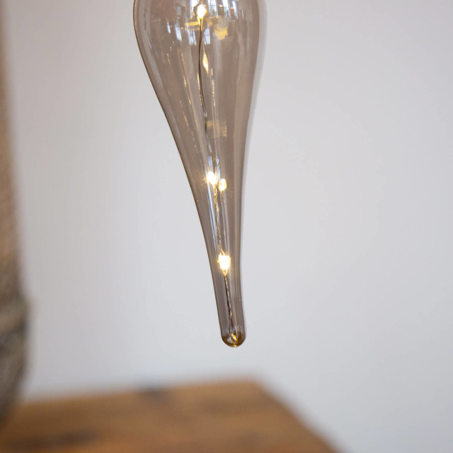 Smokey Glass LED Calabash