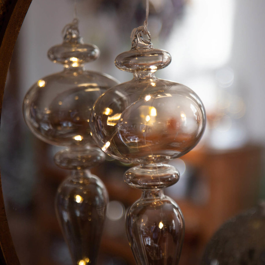 Smokey Glass LED Calabash