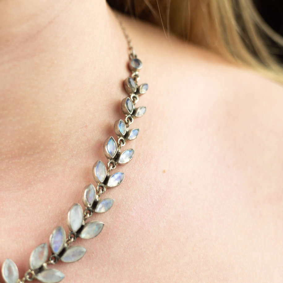 Silver & Moonstone Necklace