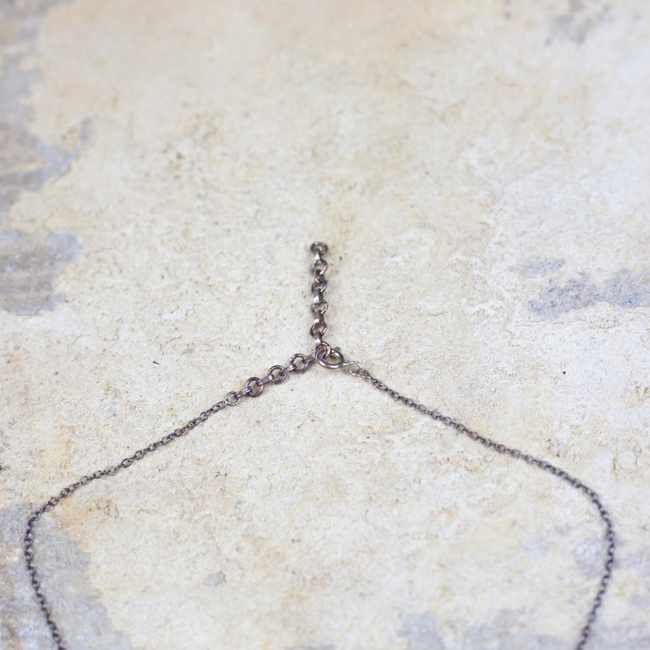 Silver & Onyx Necklace