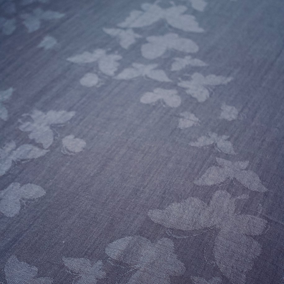 Slate Blue Butterfly Shawl