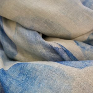 Pure Cashmere Pashmina - Water Blue