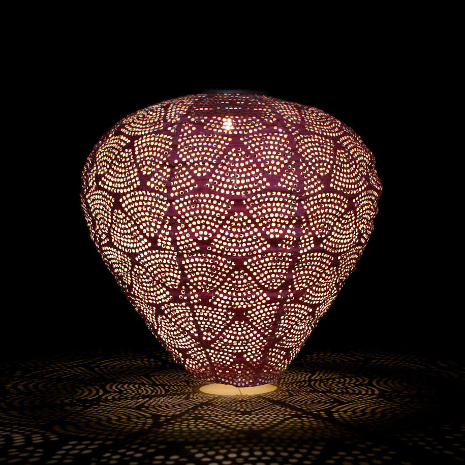 Purple Balloon Solar Lantern