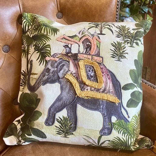 Level 1 Accessories Exotic Elephant Cushion