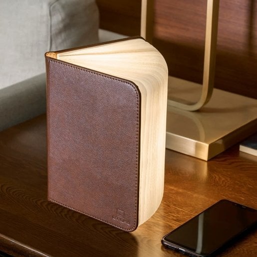 Level 1 Accessories Mini Smart Book Light - Brown leather