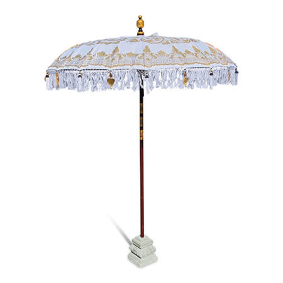 White Indah Sun Parasol