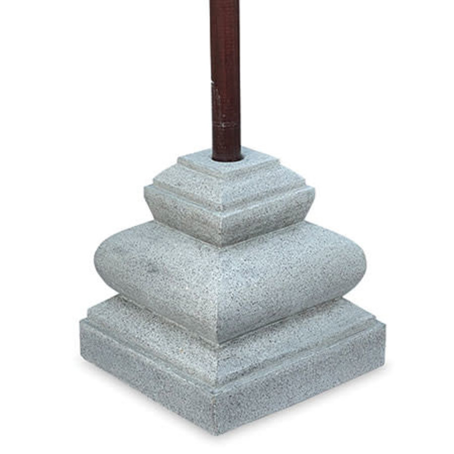 Grey Stone Parasol Base