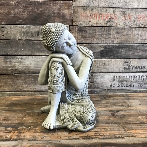 Level 1 Accessories Stoneware Sleeping Buddha - Large