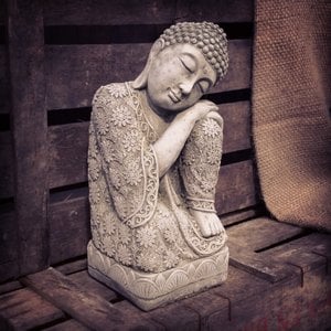 Stoneware Sleeping Buddha