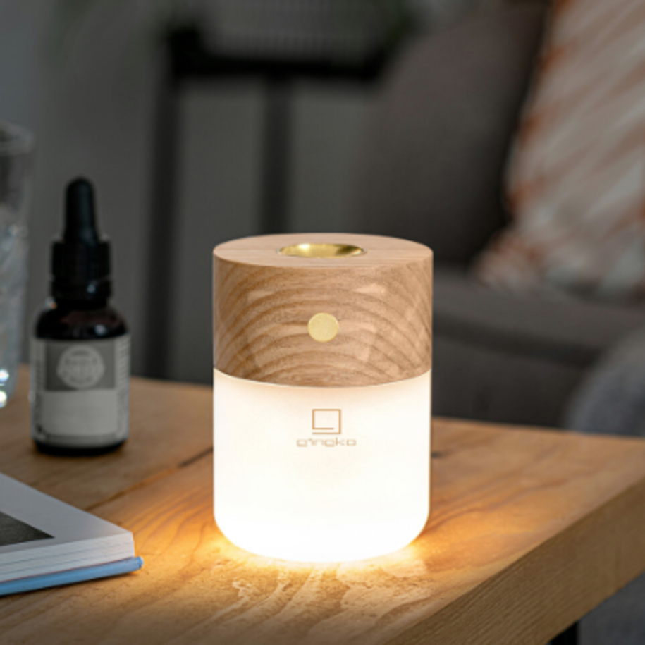Smart Diffuser Lamp - White Ash