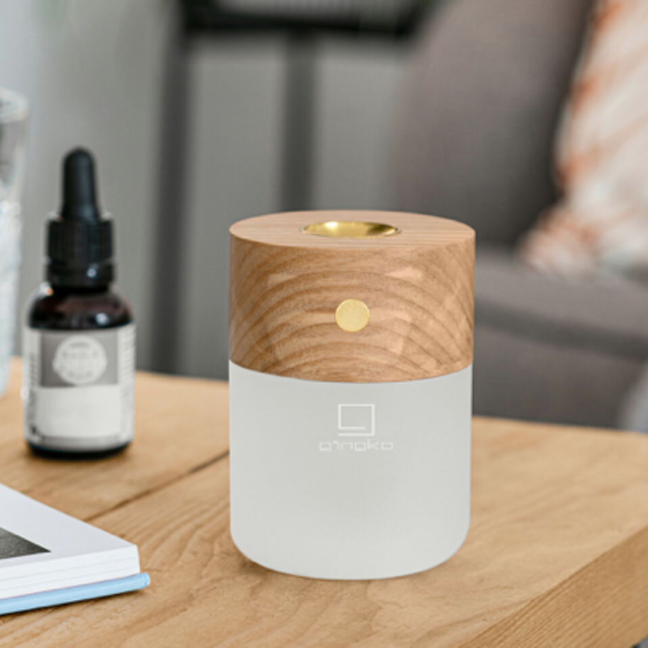 Smart Diffuser Lamp - White Ash