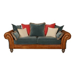 Brompton - 3 seater - Manolo & Leather Sofa