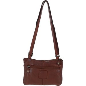 Lattice leather Handbag - Cognac ( S)