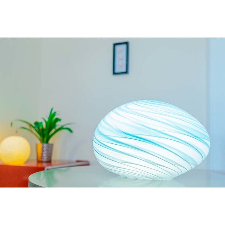 Level 1 Accessories Blue Lagoon Pebble Lamp - Trading Boundaries