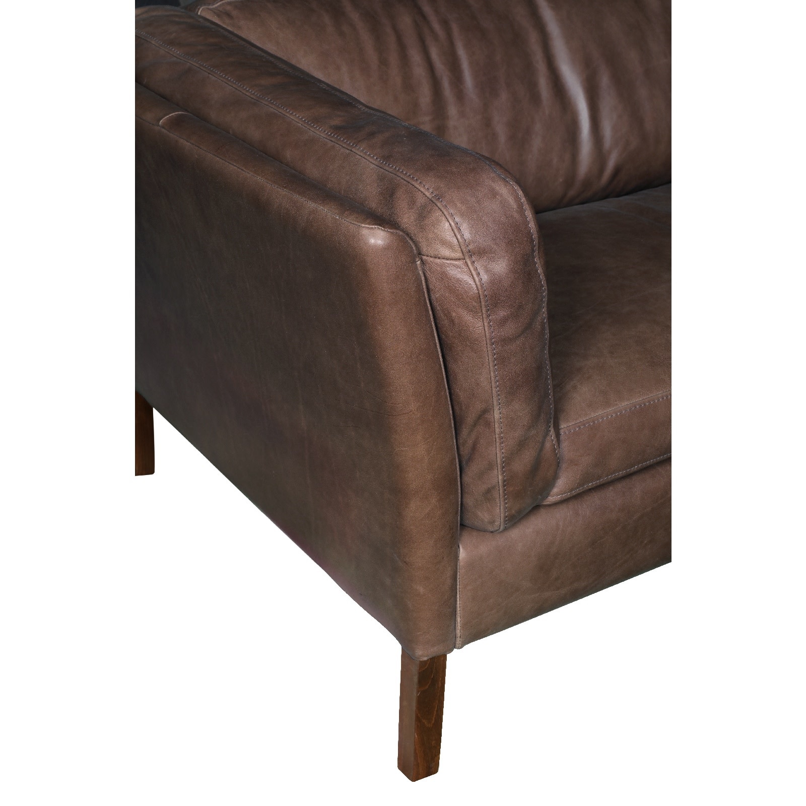 Geneva 2 seater leather sofa Trading Boundaries