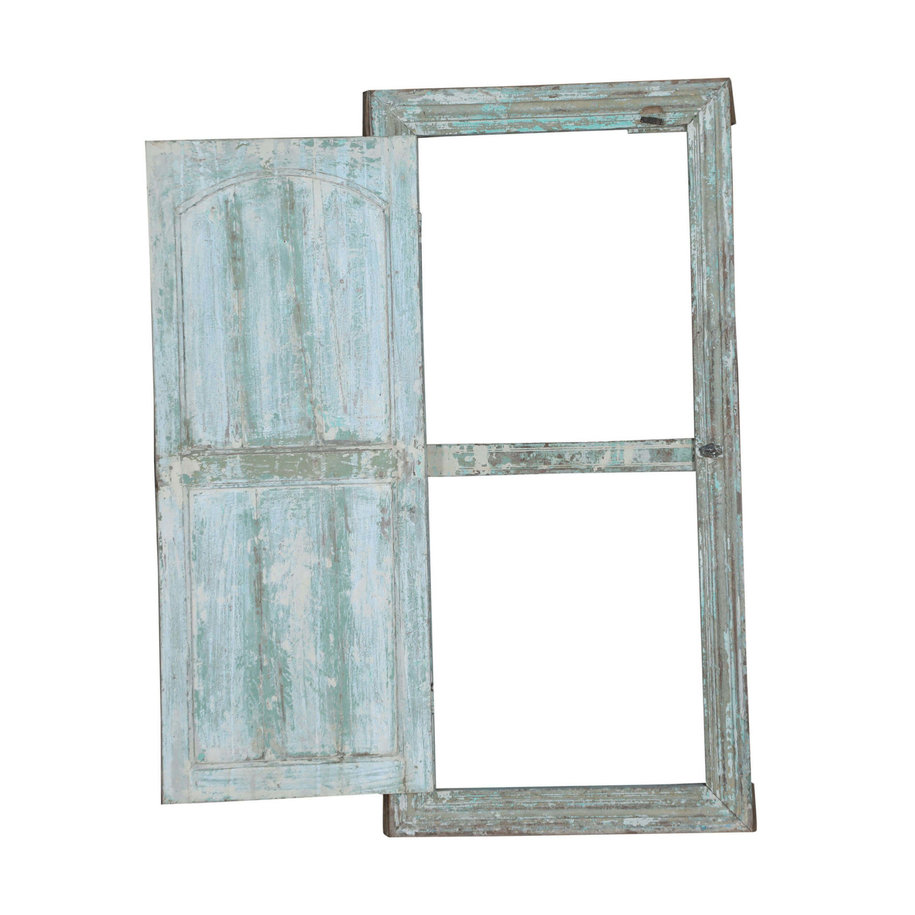 Blue Door/Window Frame
