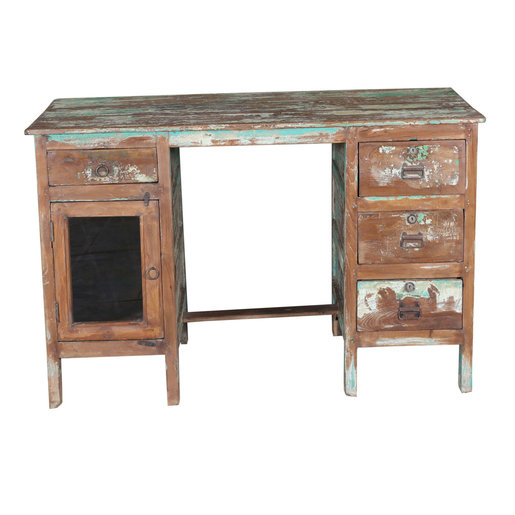 India - Old Furniture Teak Desk