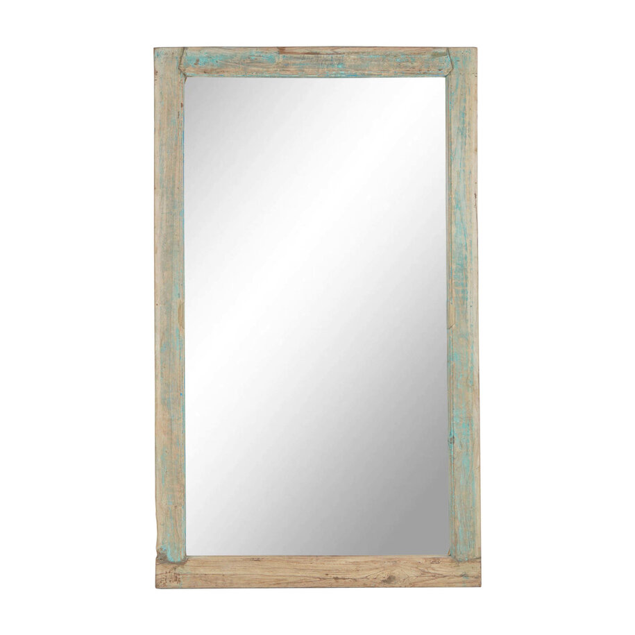 Teak Frame Mirror